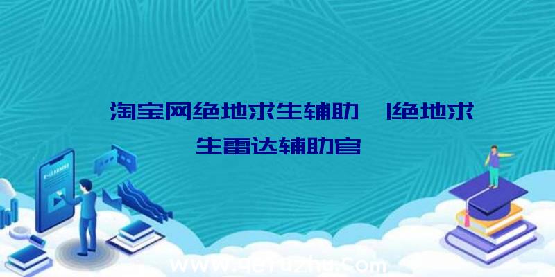 「淘宝网绝地求生辅助」|绝地求生雷达辅助官